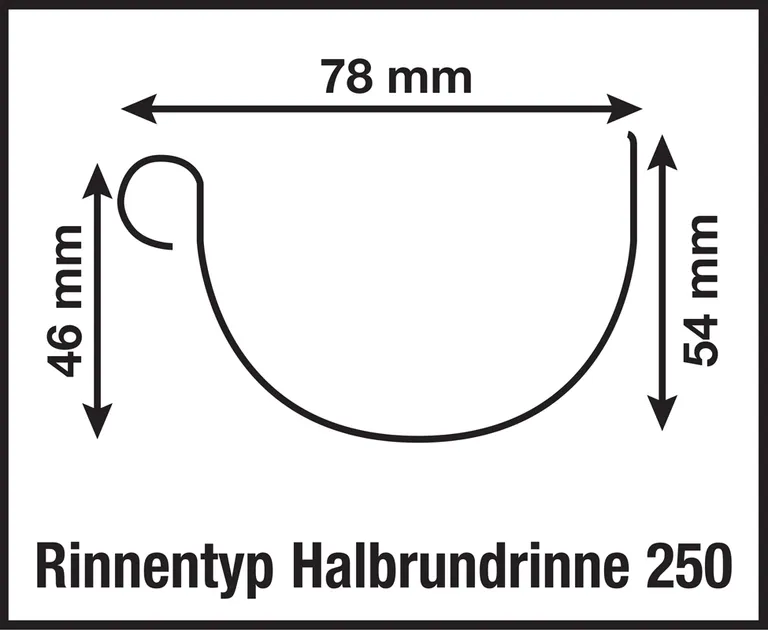 Wolff Finnhaus Kunststoffdachrinne 492B 1