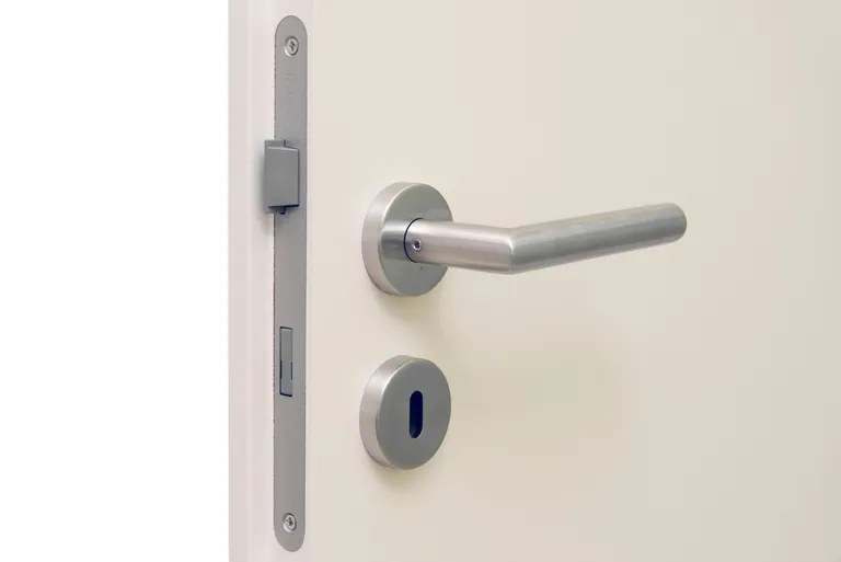 HORI Zimmertür Komplettset Weißlack RAL9010 Röhrenspan Eckkante 5