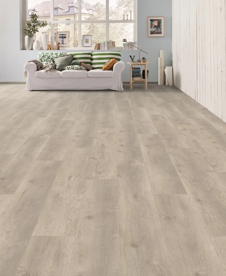 HARO Laminat Tritty 100 Campus Eiche Bergamo silbergrau Landhausdiele 3