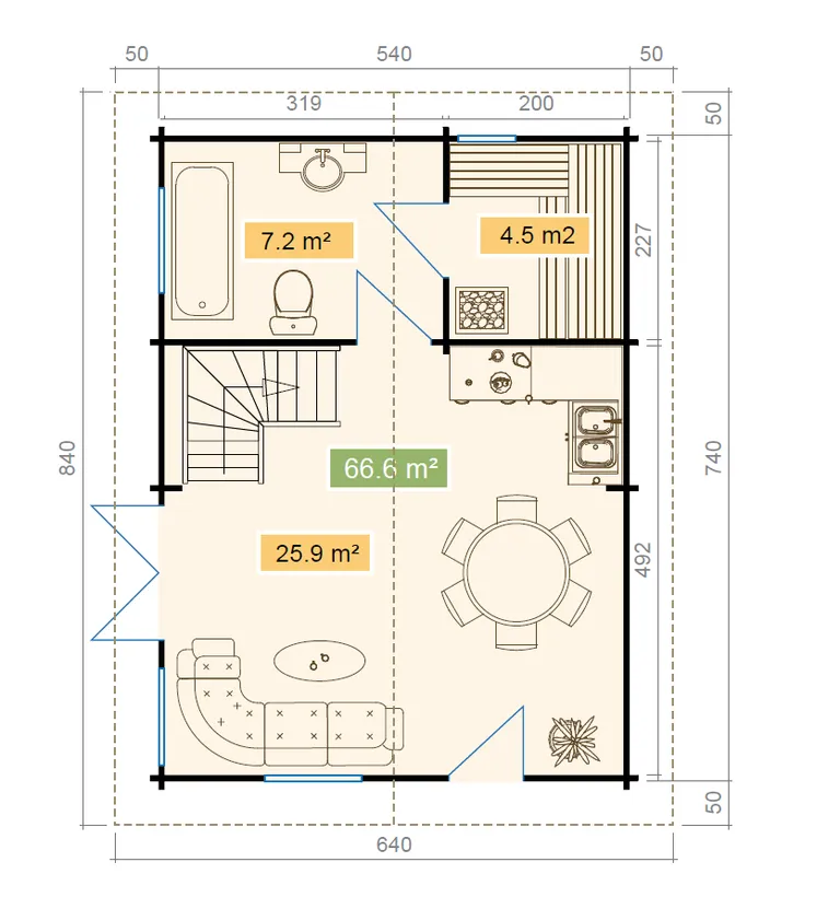 Lasita Maja Ferienhaus Matterhorn 4