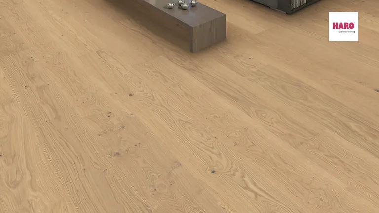 HARO Parkett 4000 Eiche invisible strukturiert Sauvage Landhausdiele 1