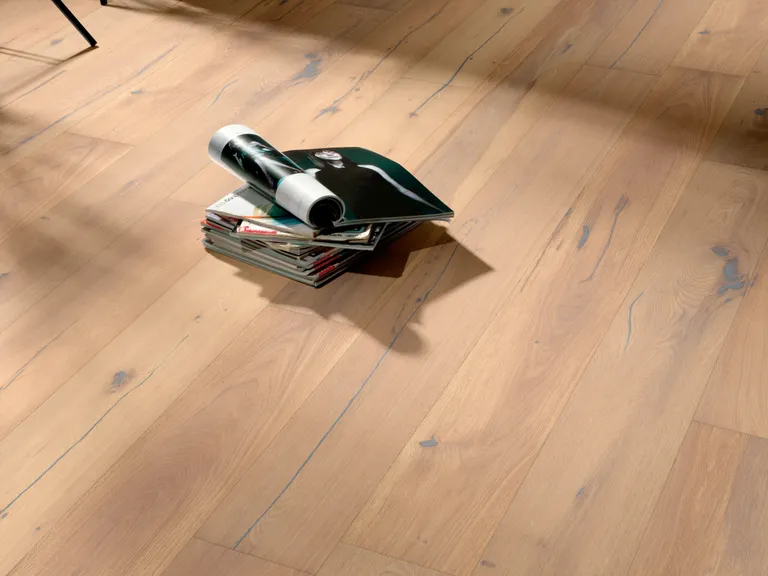 HORI Parkett 300 Eiche Vintage rustikal gebürstet Landhausdiele weiss natur-geölt 3