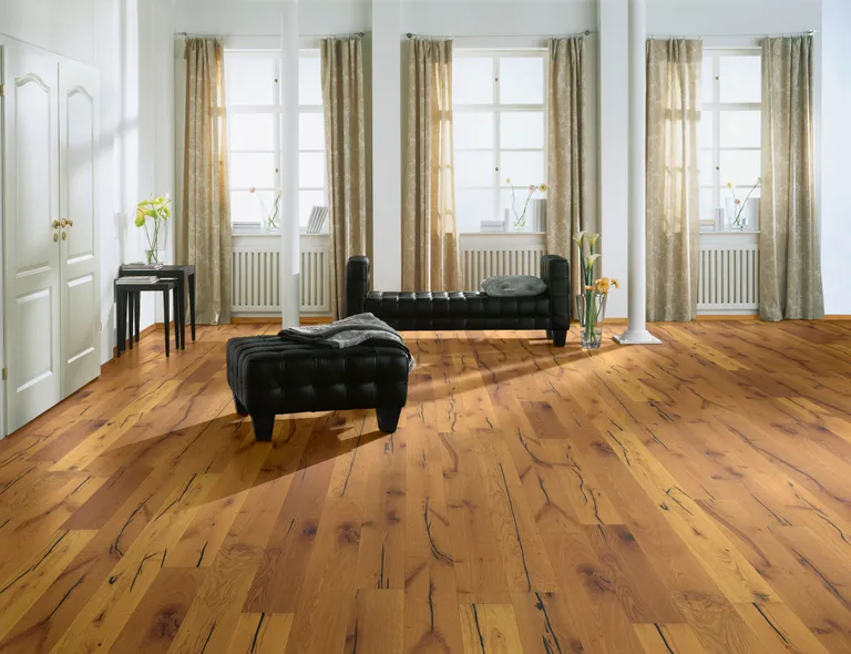 HORI Parkett 300 Eiche Vintage rustikal gebürstet Landhausdiele natur-geölt 6