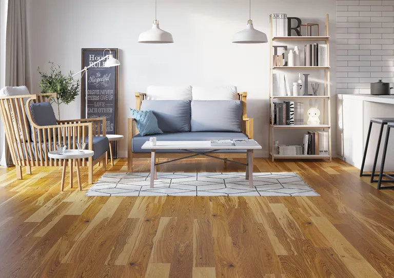 HORI Parkett 300 Eiche gebürstet Landhausdiele versiegelt 2