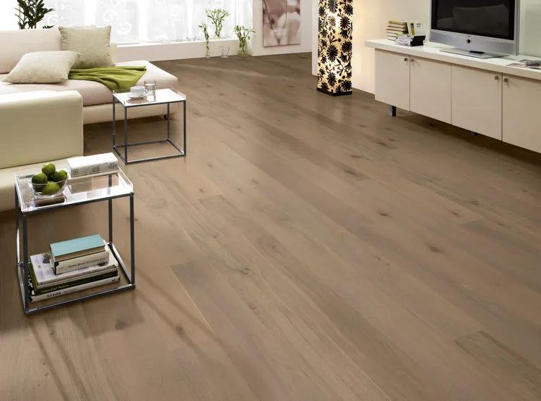 HORI Parkett Eiche Landhausdiele Variant gebürstet grau braun UV-geölt 2. Wahl 4