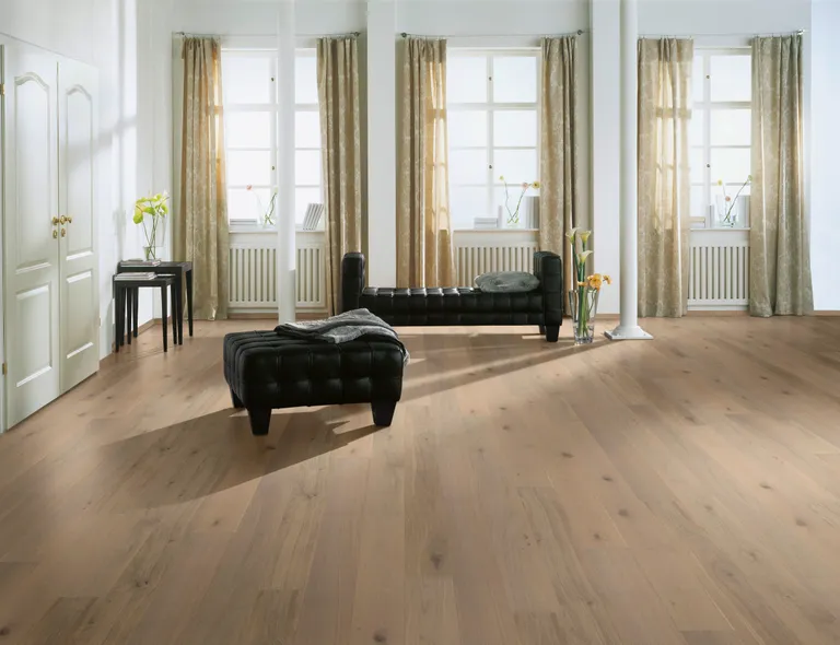 HORI Parkett Eiche Landhausdiele Variant gebürstet grau braun UV-geölt 2. Wahl 5