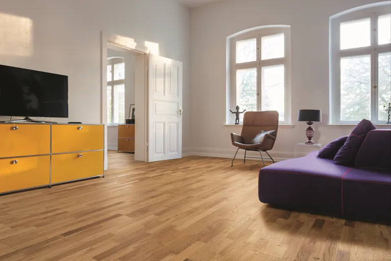 HORI Quick Parkett 400 Eiche Forum stark strukturiert Schiffsboden naturaLin plus 2