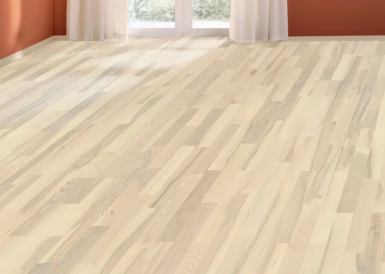HORI Quick Parkett 400 Esche arcticweiß Country Schiffsboden versiegelt 2