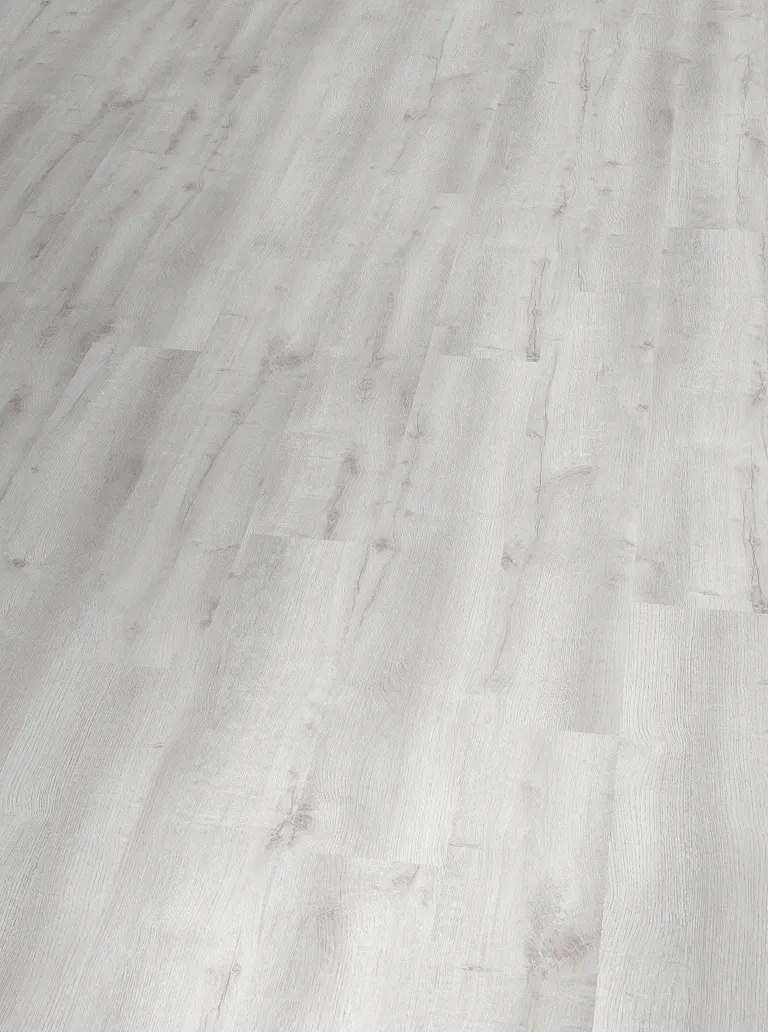 DOMIZIL PVC freier Klick-Designboden Aqua Eiche antik weissgrau Landhausdiele 1