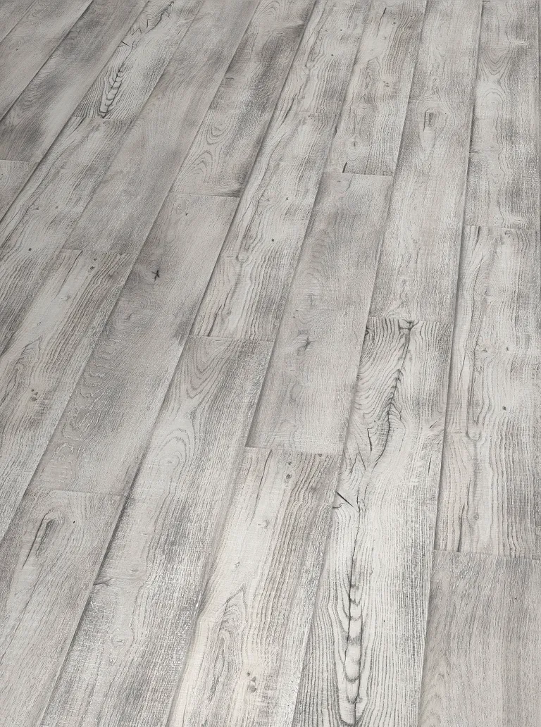 DOMIZIL PVC freier Klick-Designboden Aqua Eiche shabby steingrau Landhausdiele 1