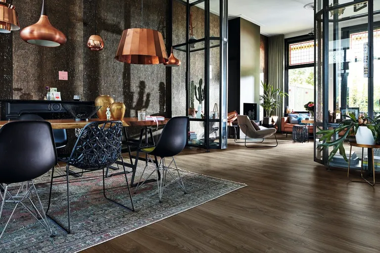 MEISTER PVC-freier Designboden MeisterDesign. flex DL 400 Schlosseiche dunkel 6842 Landhausdiele 2