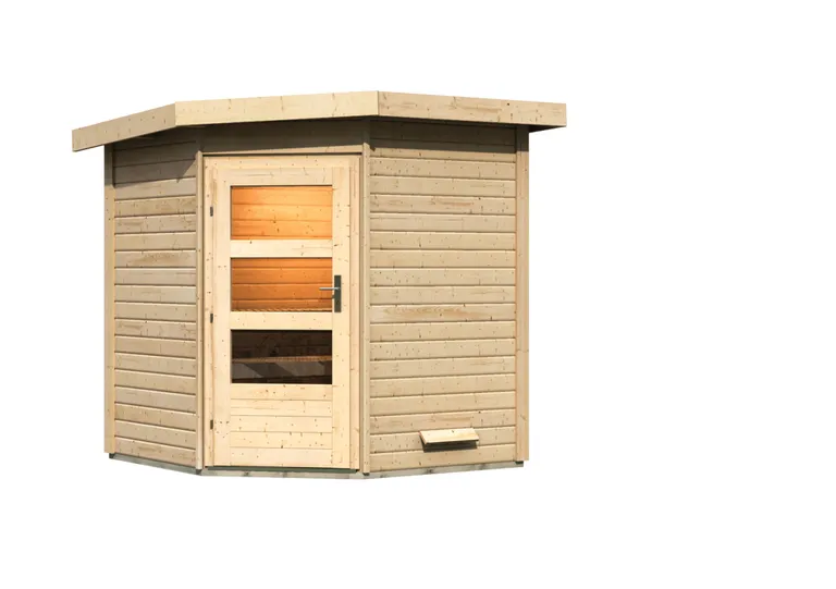 Karibu Sauna-Haus Pekka Eckeinstieg 38 mm 1