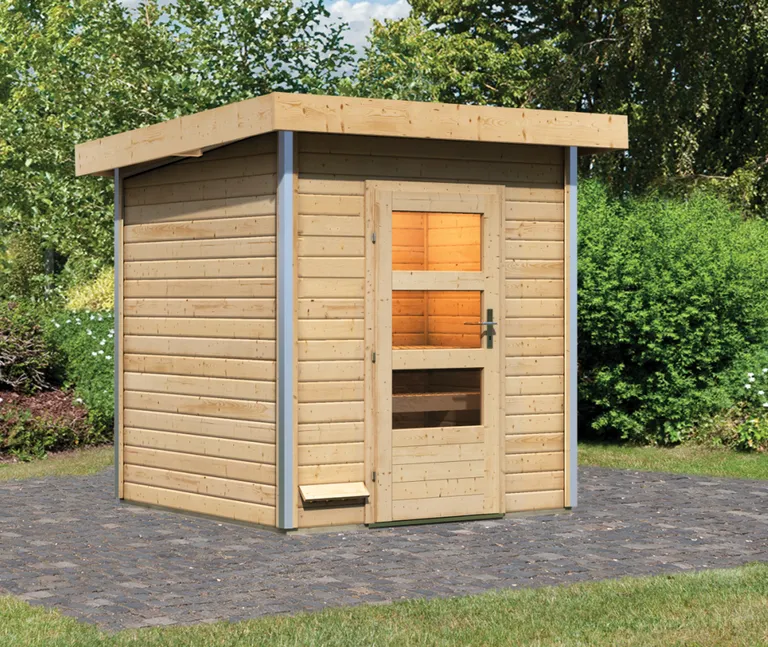 Karibu System-Sauna Komplettset Torge Fronteinstieg 38 mm 0