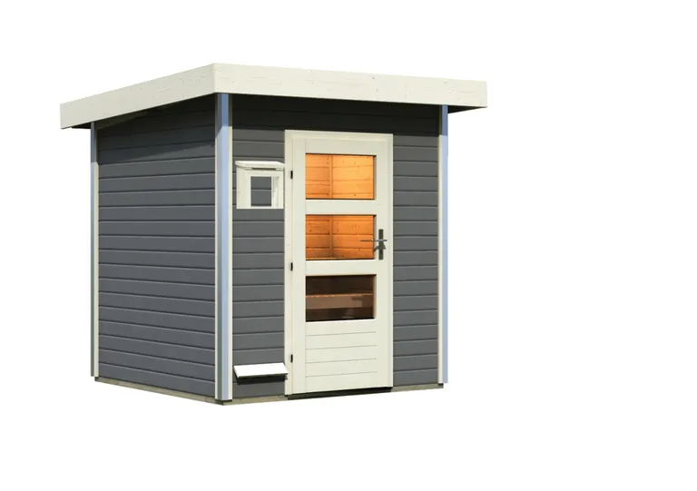 Karibu Sauna-Haus Torge Türe Modern 38 mm 1