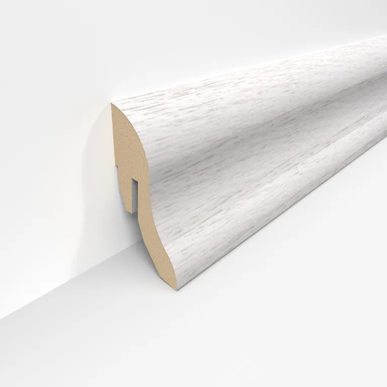 KRONOTEX Sockelleiste Dekor D 3201 Trend Eiche Weiß 0