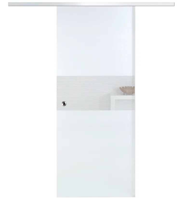 HORI Glas-Schiebetür 8 mm ESG Modell 29 satiniert 0