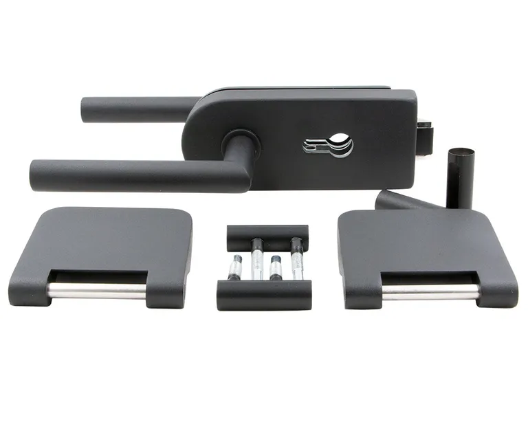 HORI Glastür Komplettset 8 mm ESG 4 Streifen matt 10