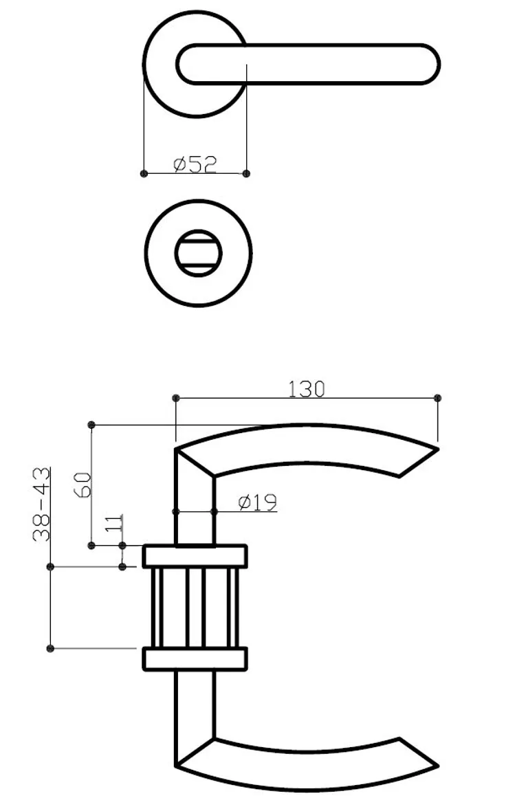 HORI Zimmertür CPL Weiß RAL9010 mit Lichtausschnitt Röhrenspan Rundkante Komplettset 11
