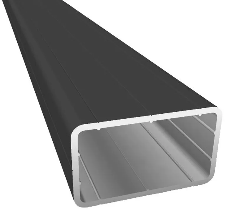HORI Terrassendielen Unterkonstruktion Aluminium schwarz pulverbeschichtet 29 x 49  mm 0