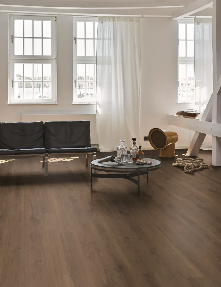 PARADOR PVC freier Klick-Designboden Modular ONE Eiche Urban grau gekälkt Holzstruktur Landhausdiele 3