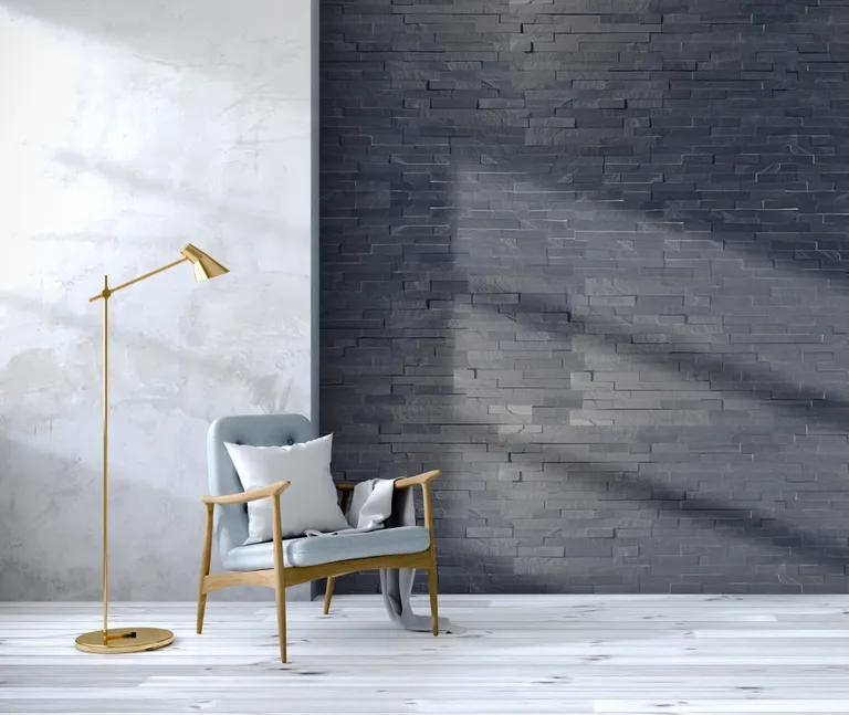 HORI Wandverkleidung Natursteinverblender Denali Schiefer Schwarz 10