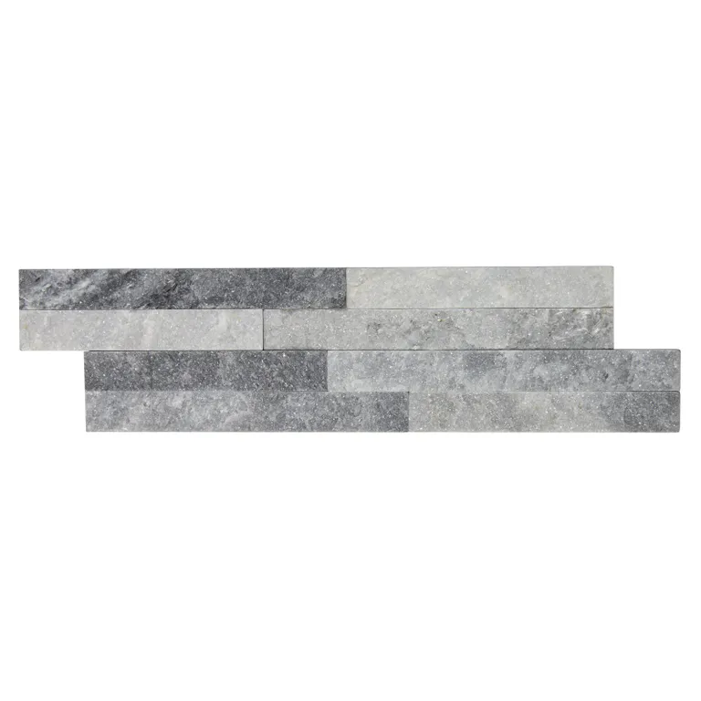 HORI Wandverkleidung Natursteinverblender Everest Kristall Weiß/Grau 3