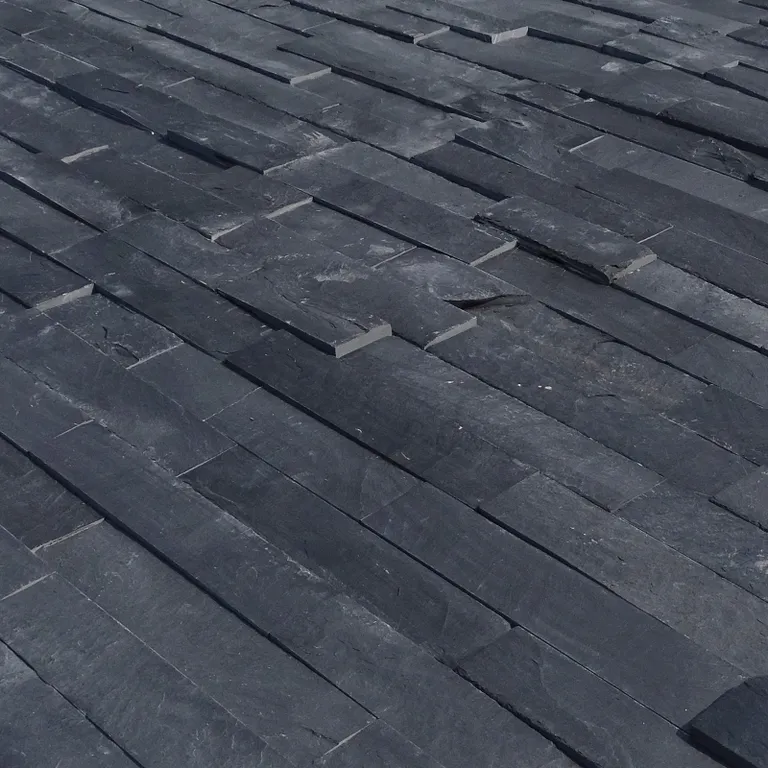 HORI Wandverkleidung Natursteinverblender Denali Schiefer Schwarz 2