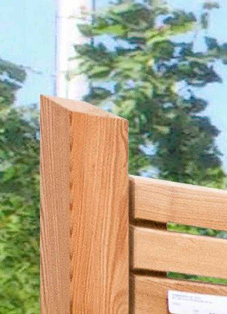 HORI Pfosten sibirische Lärche abgeschrägt 0