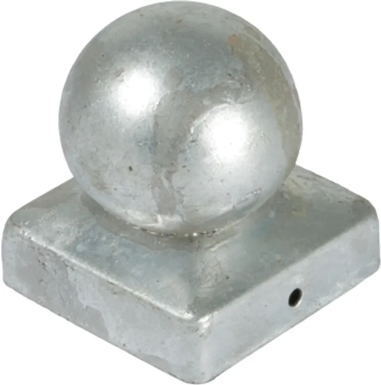 TETZNER & JENTZSCH Kugel Pfostenabdeckung aus Metall 7 x 7 cm 0