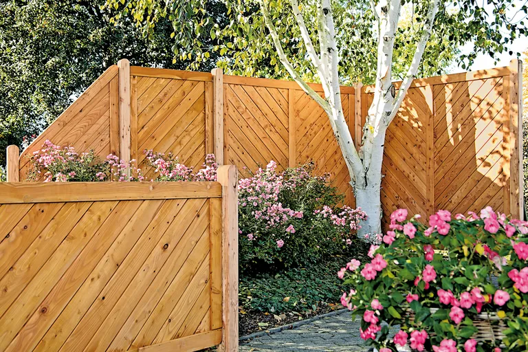 TETZNER & JENTZSCH Sichtschutzzaun SPRINGFIELD-Serie Komplettset 6