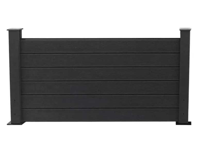 HORI WPC Sichtschutzzaun Stecksystem Anbauset 0